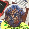 Treyeangle Sticker