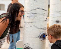 Interaction at CB Arts Festival - fun for all ages!